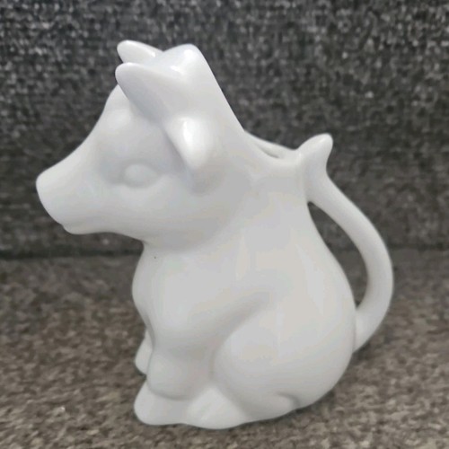 White cow milk jug - cow, jug.