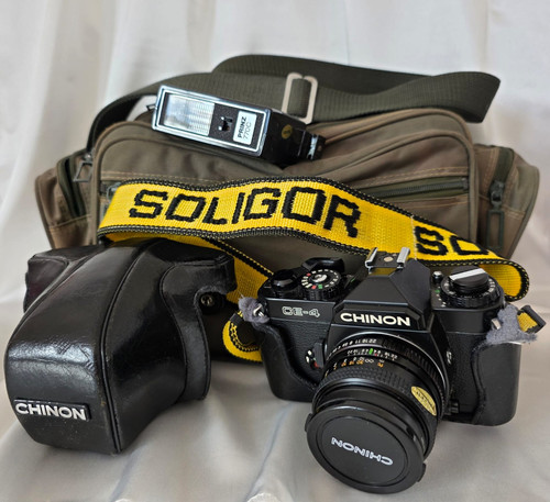 Chinon black vintage 35mm - chinon,