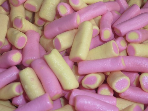 Haribo rhubarb and - rhubarb, custard