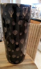 Homesense TK Maxx Large Heavy 45cm High Black Vase(Umbrella Base) Home Dec £110