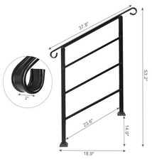 Iron handrail kit for - handrail,