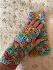 Handmade knitted crochet