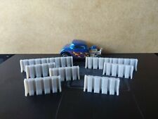 Jersey Barrier Walls Gaslands Refuelled Scenery 1/72 20mm hot wheels 1/64 