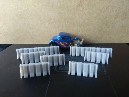 Jersey barrier walls gaslands - jersey,
