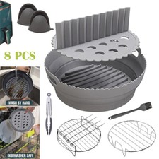 8x Silicone Air Fryer Liner