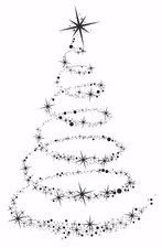 Star Tree Swirl Christmas