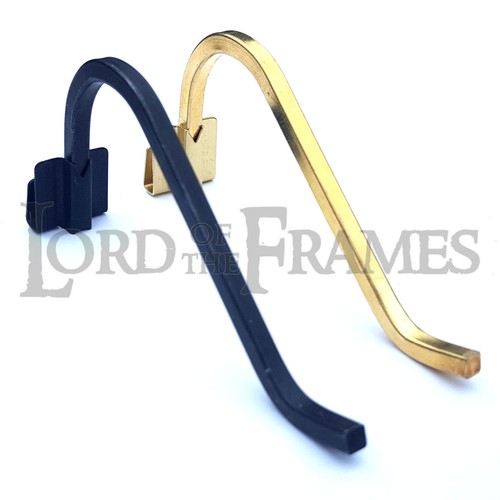 Small black brass curl - small,