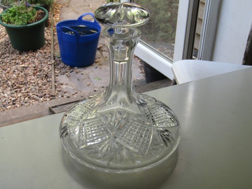 Vintage heavy crystal cut - vintage,