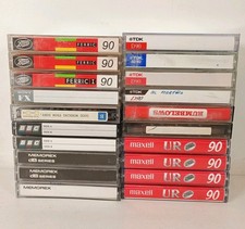 20 x Used Blank Cassette Tapes