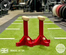 Gymnastics Handstand Pedestals: Balance Training Blocks in Cherry Red