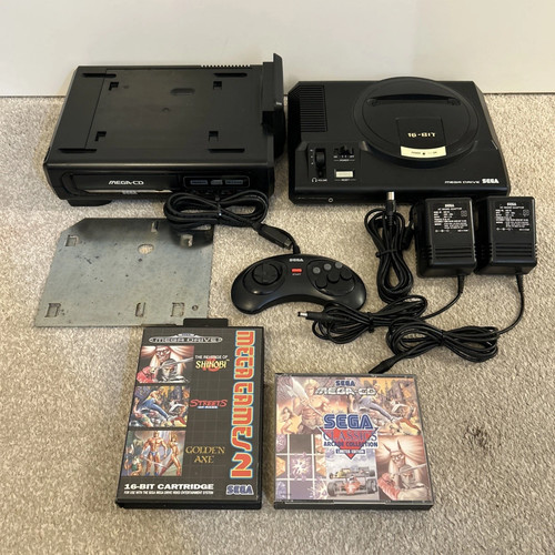Sega mega console - 1, and