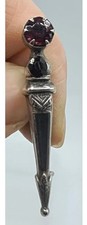 Antique J.C&S Sterling silver dirk brooch pin 2.9g BOX NOT INCLUDED