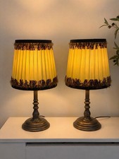 Pair Vintage Pleated
