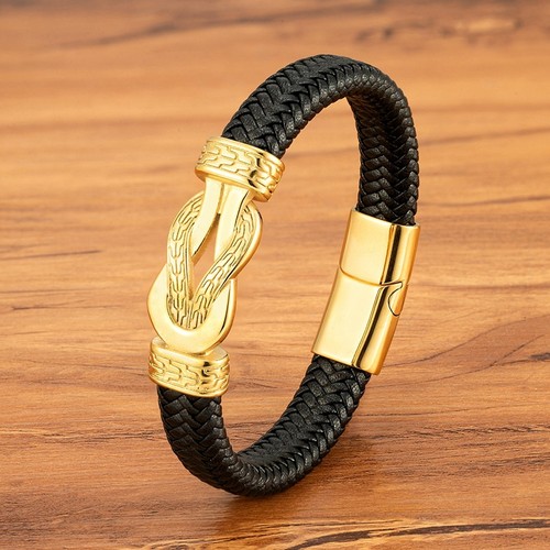 Mens stainless steel - mens, braided