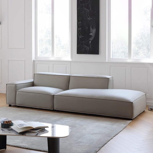 Valdemar leather cube sofa - leather,