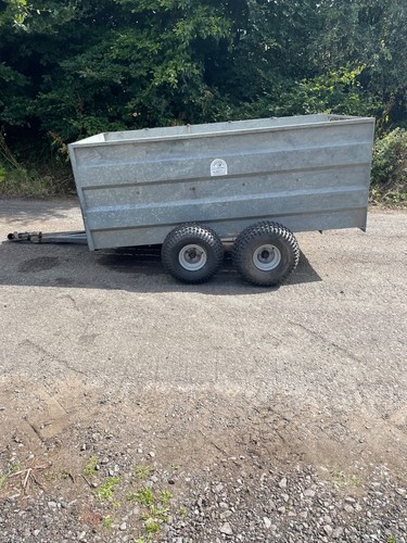 Galvanised twin axle - , atv