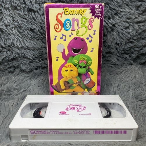 Barney songs vhs tape 1995 - vhs,