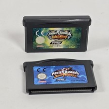 Power Rangers Dino Thunder & Wild Force Gameboy Advance Bundle Lot