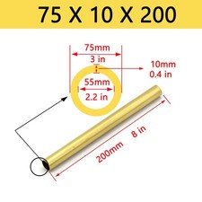Brass Round Tube Pipe 3mm 4mm