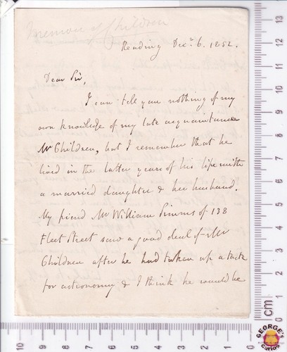 Sheepshanks autograph als - 3p,