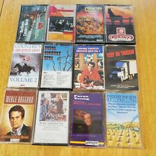 Vintage Country Music 12 Cassettes Marlboro Bob Wills Compilations Conway Twitty