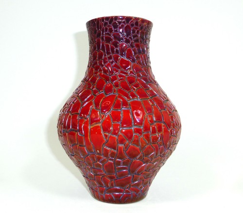 Zsolnay pecs hungary vase - zsolnay,