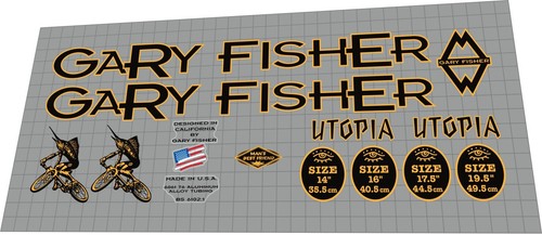 1996 gary fisher utopia gold - 1996,