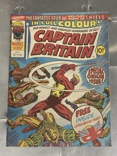 CAPTAIN BRITAIN (1976) #1 ORIGIN STORY VERY FINE MINUS READ DESCR.  NO FREE GIFT
