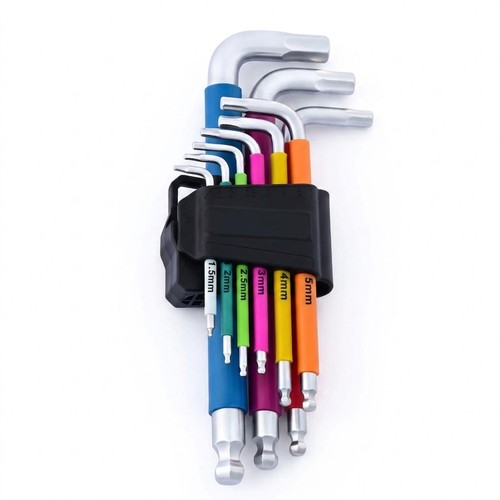 Allen key set color coded - set,
