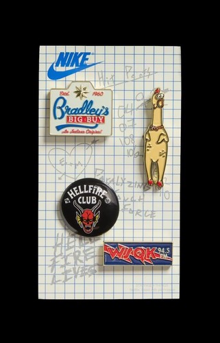 Nike stranger things pin - nike, badge