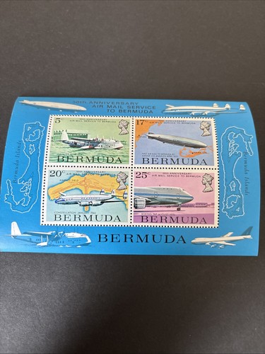 Bermuda postage stamp sheet - stamp,