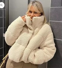 Zara BRAND NEW FAUX SHEARLING