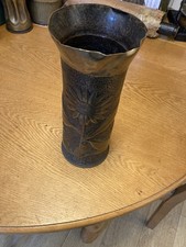 Vintage WW1 trench art shell