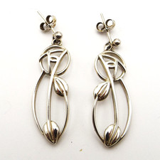 Sterling silver drop earrings