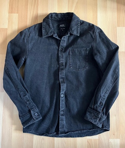 Dark grey washed denim - dark,