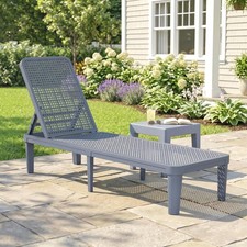Garden sun lounger - lounger,, 4-position
