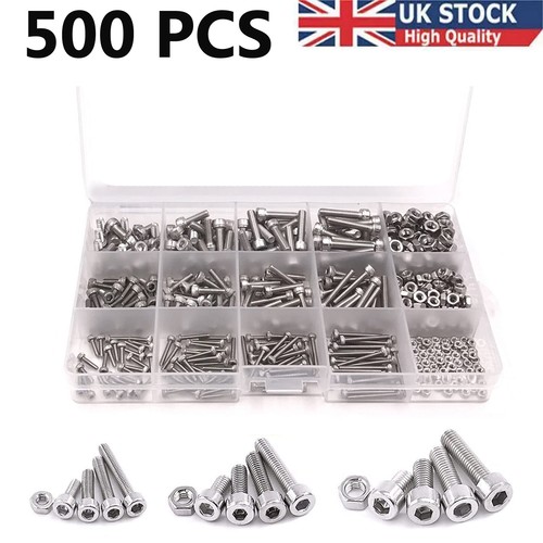 500 socket cap head - m3, m4