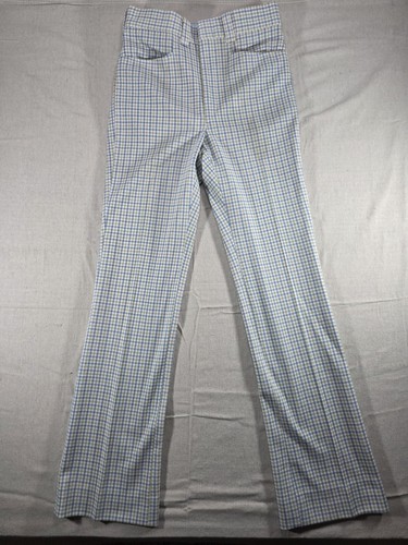 Vintage plaid flare pants w31 - vintage,