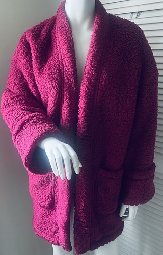 Teddy borg wrap cardigan - teddy,