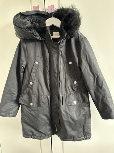 Zara girls black coat - girls,