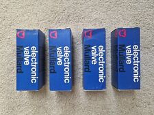 4 x Original Mullard EL34 Valves for Valve Amplifiers NOS, XF4 Codes with Boxes 