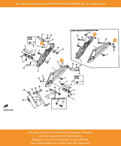 Yamaha nut flange - nut,,