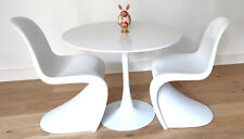 Panton chairs, authentic, set of 2 white