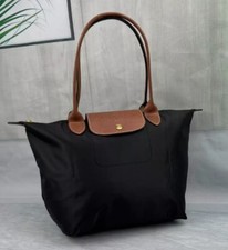 Longchamp Tote Bag/Handbag Black 2605 #009
