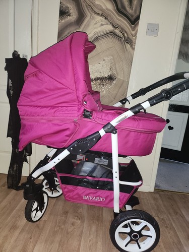 Bavario pram pink excellent - pram,,