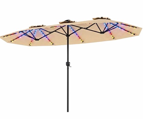 Double patio umbrella - 4.4m,
