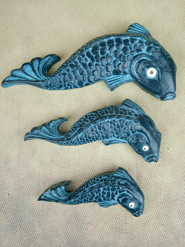 Ceramic wall hanging fish - wall,