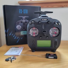 Flysky FS-ST8 2.4G 10CH - RGB  3.0 - RC Transmitter + FS-SR8 Receiver - NEW -