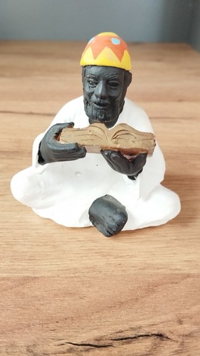 African figure hand painted - african,