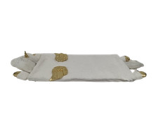 FROLICS Kids White Unicorn Sleeping Bag with Gold Accents Plush - PRE-OWNED